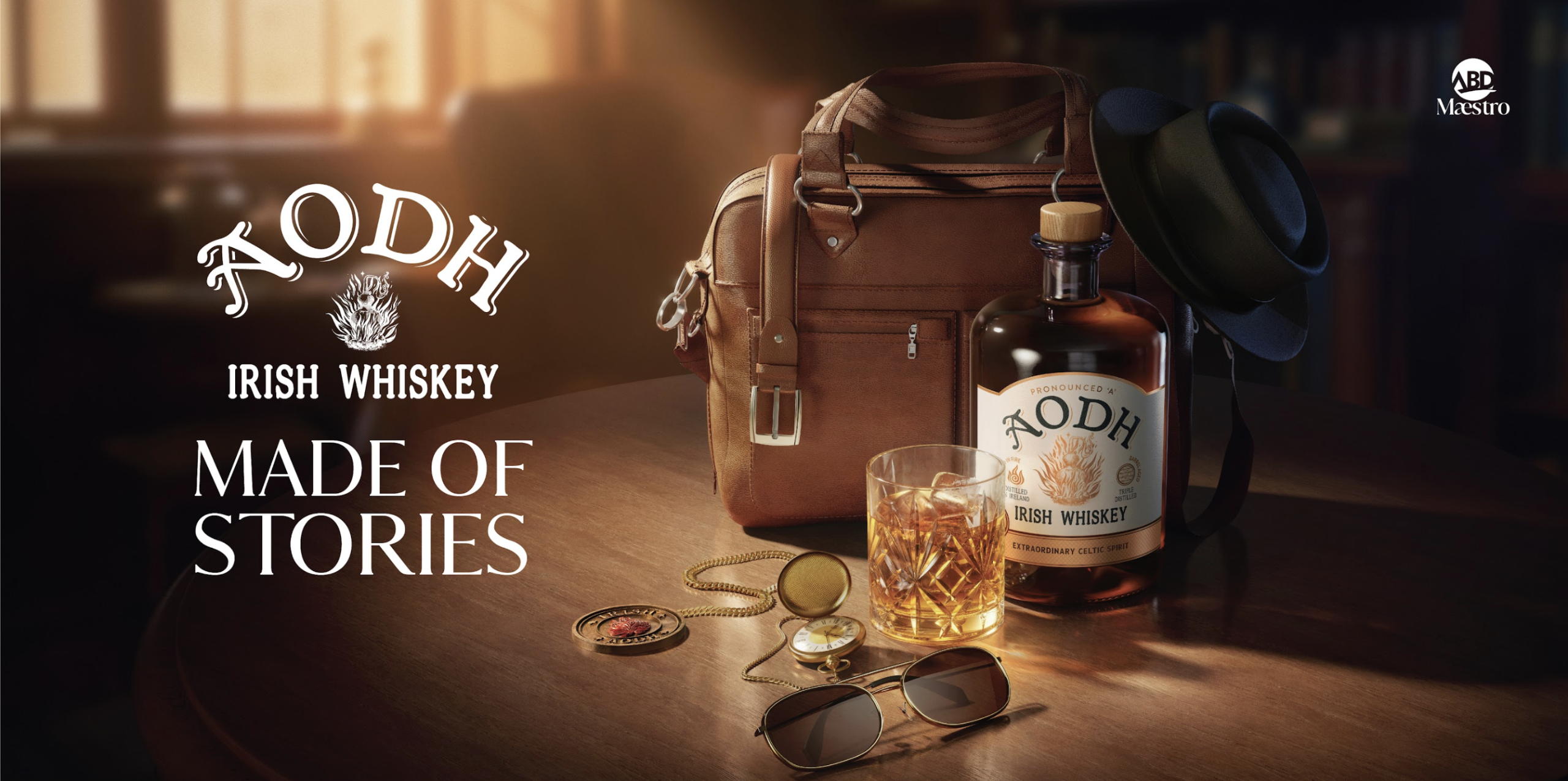 ABD Maestro launches AODH IRISH Whiskey, entering one of the fastest growing segments in India.